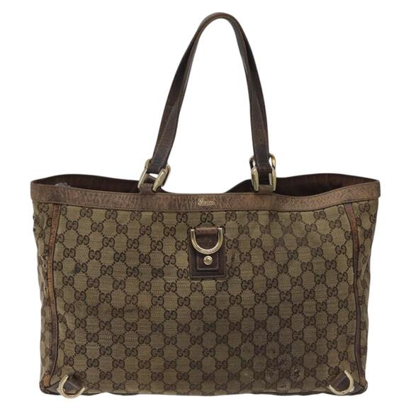 GUCCI GG Canvas Tote Bag Beige - Picture 2 of 16